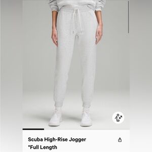 High rise scuba joggers